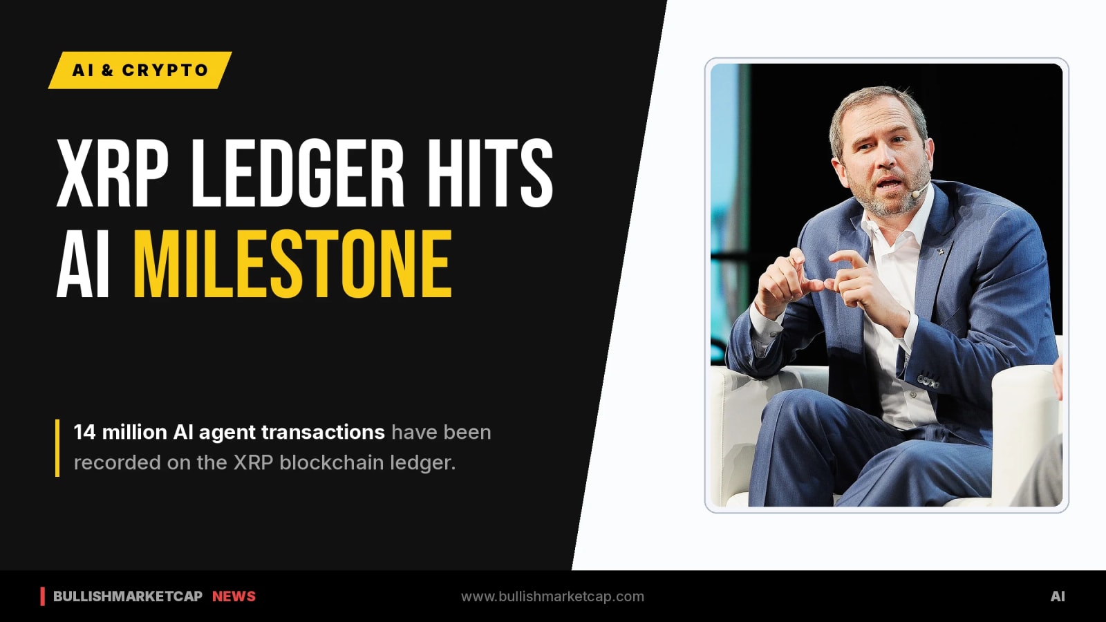 XRP Ledger Reaches 14 Million AI Agent Transactions