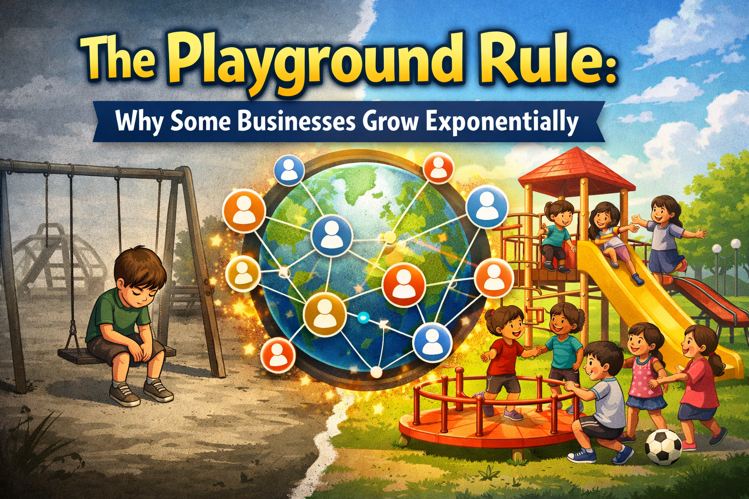 The playground rule: Why Some Businesses Grow Exponentially.