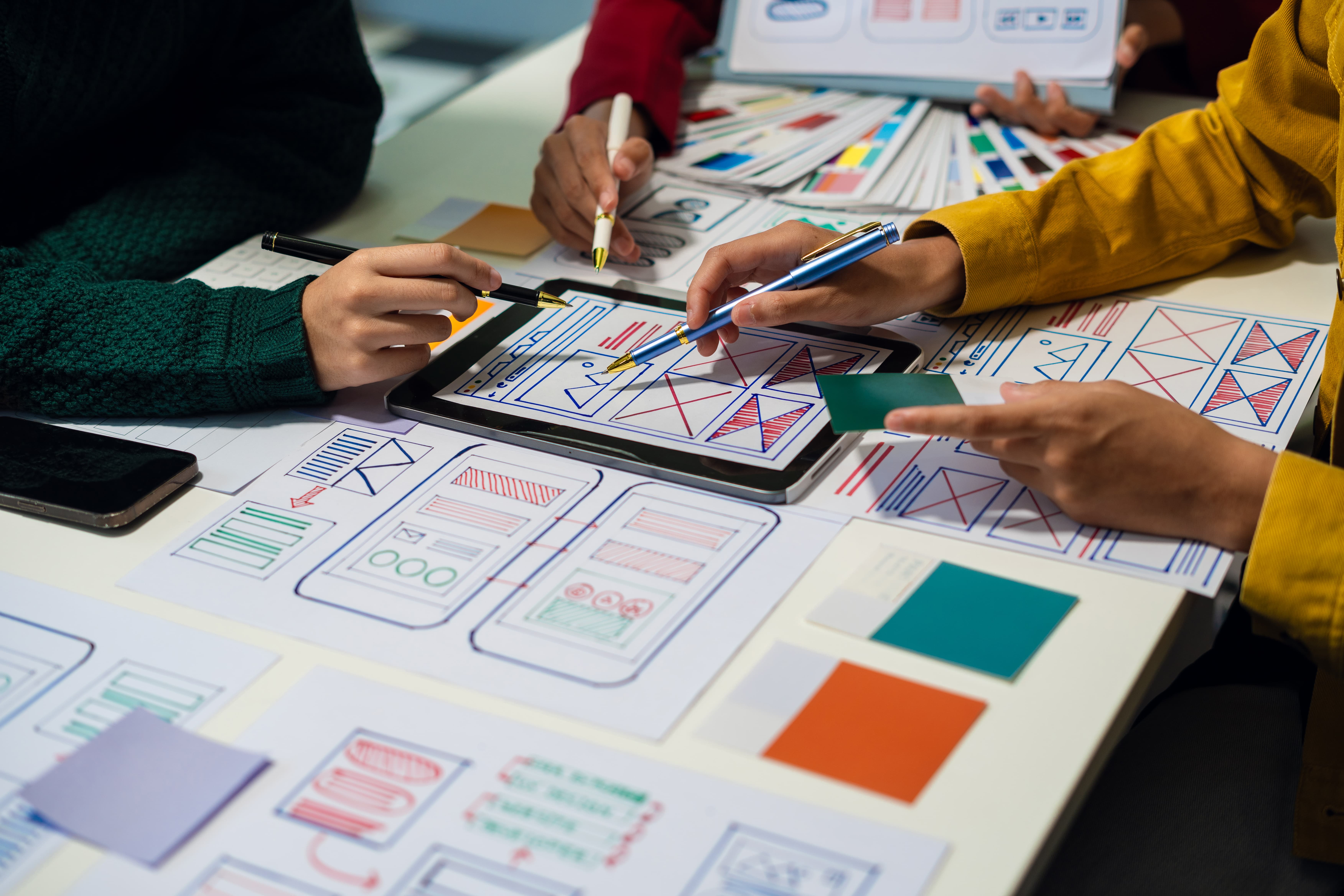 Design & Prototyping process illustration