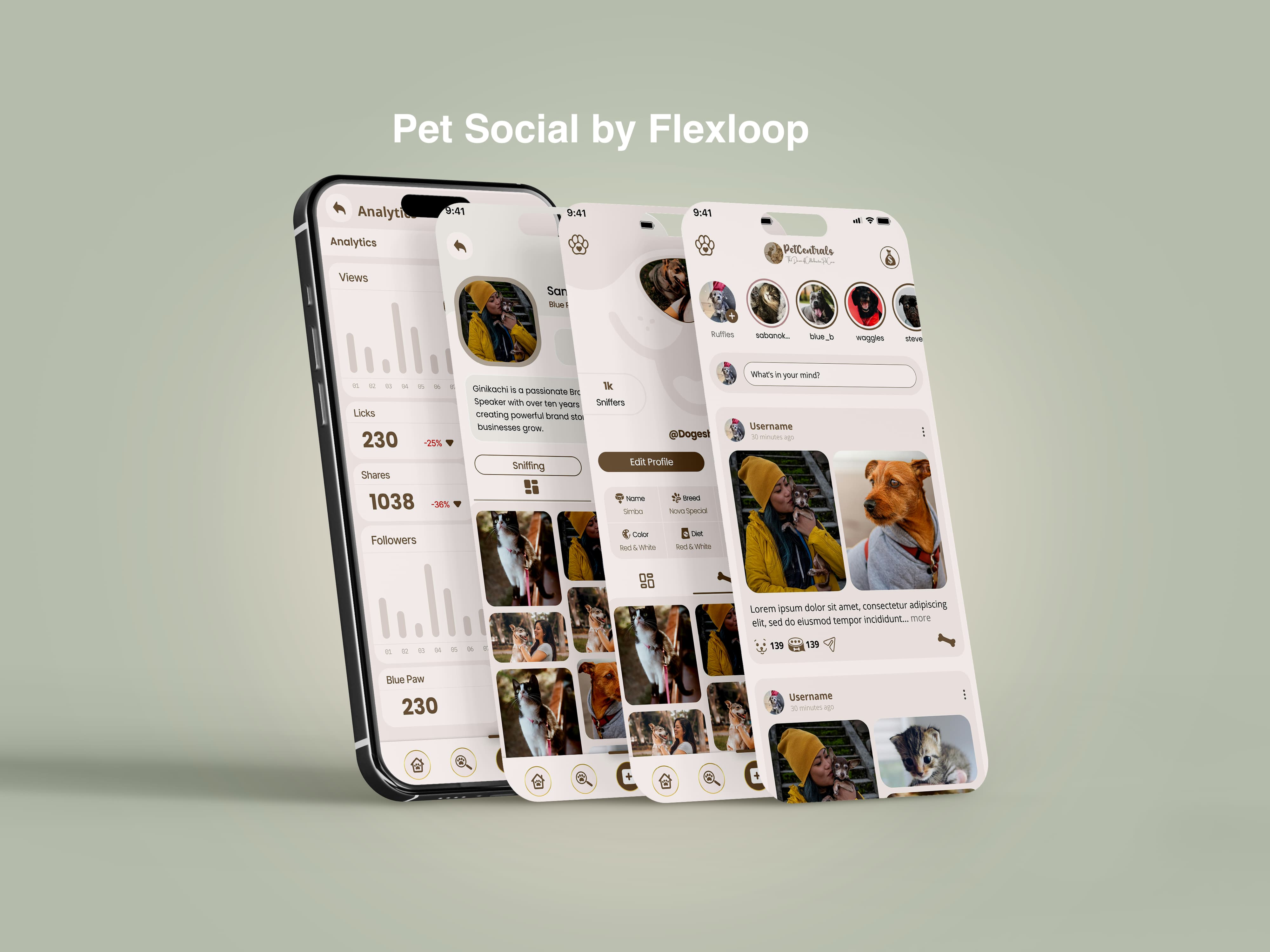 Pet Social - Sniff. Share. Socialize. project showcase