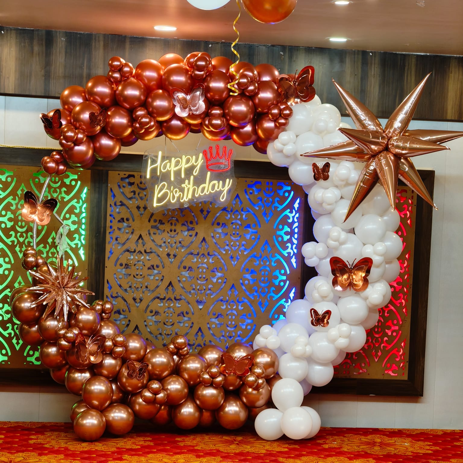 Birthday decoration Ring Satup 