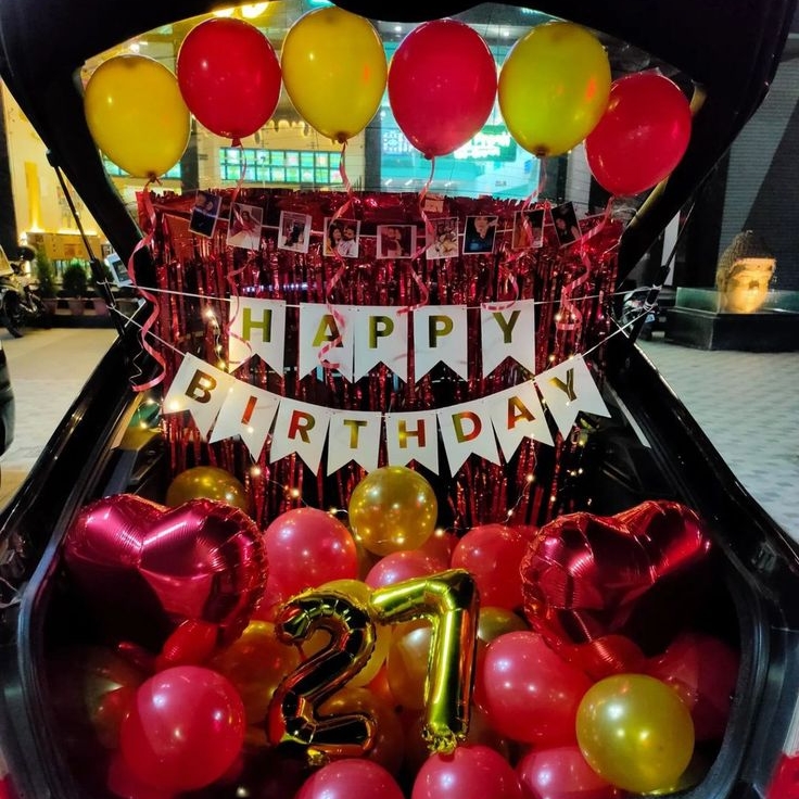 Car decoration for balloons 