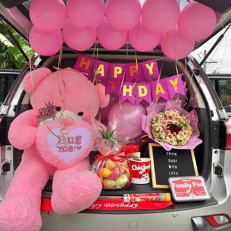 Car decoration for balloons 