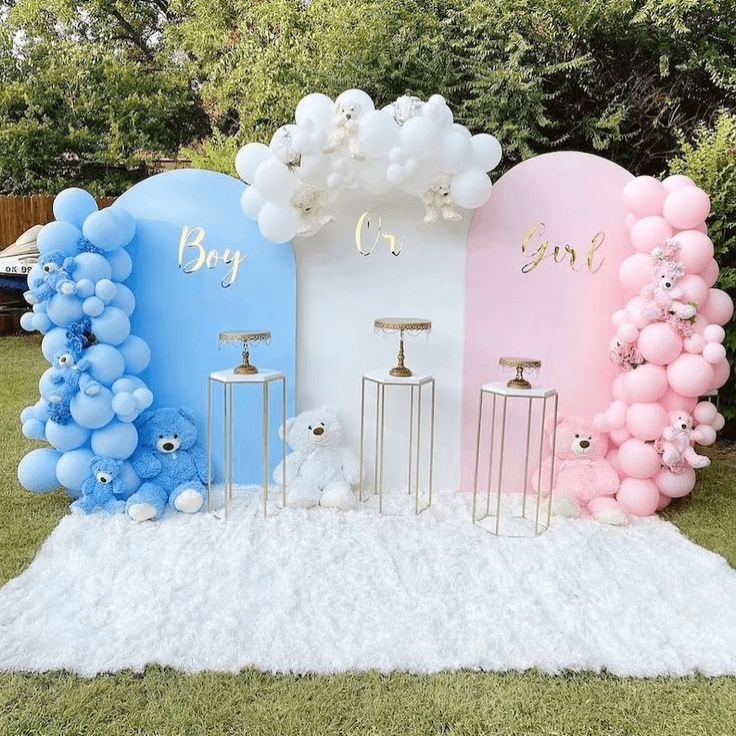 Baby shower decoration backdrop ballons 
