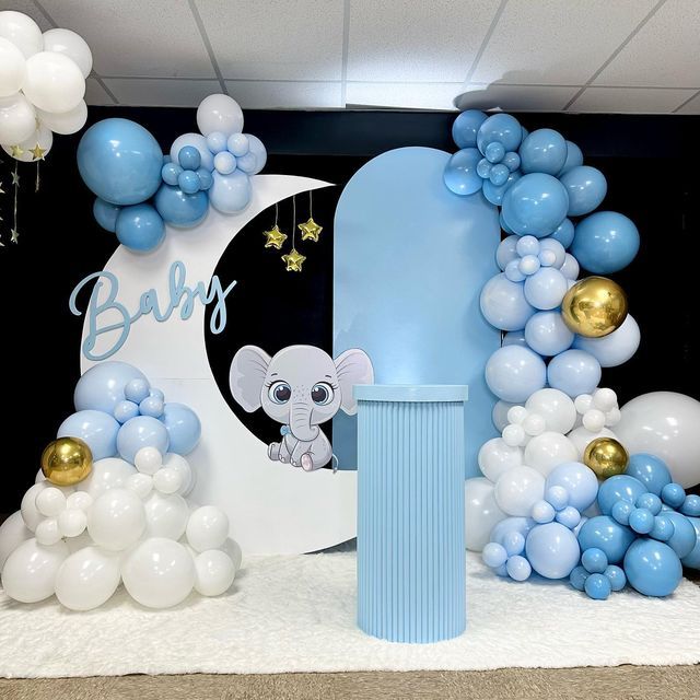 Baby boy welcome decoration 