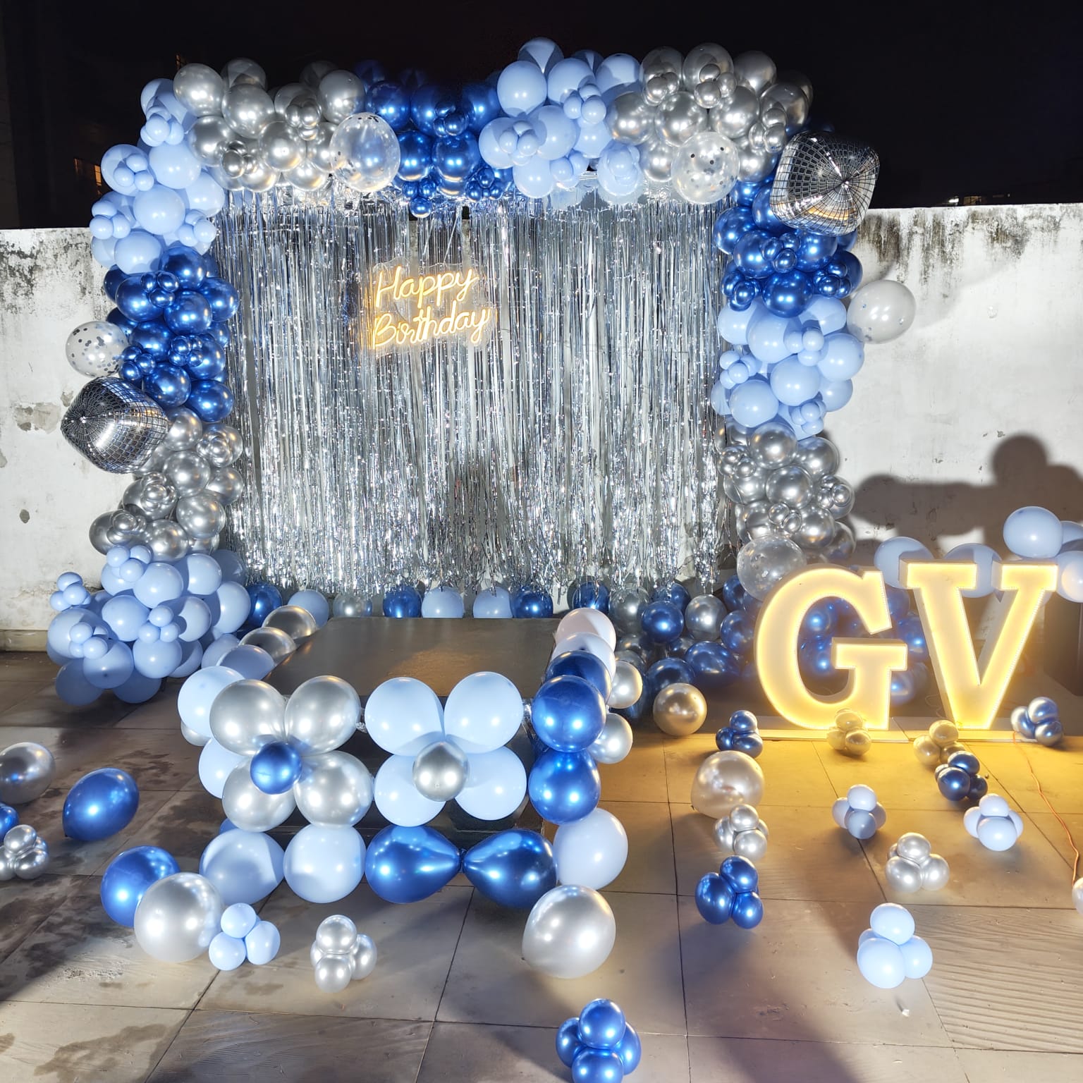 Birthday decoration for backdrop adult