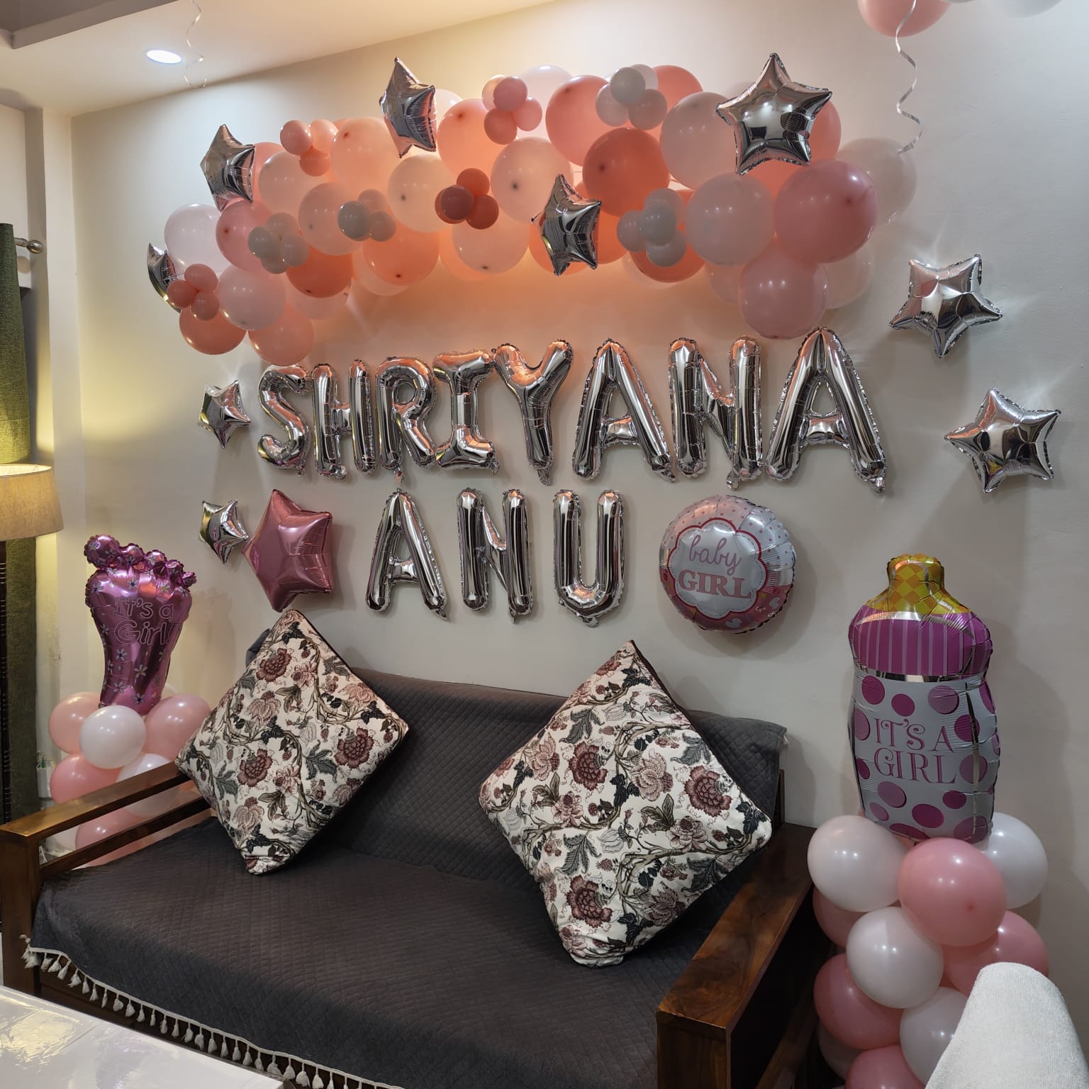 Welcome baby decoration baby girl 