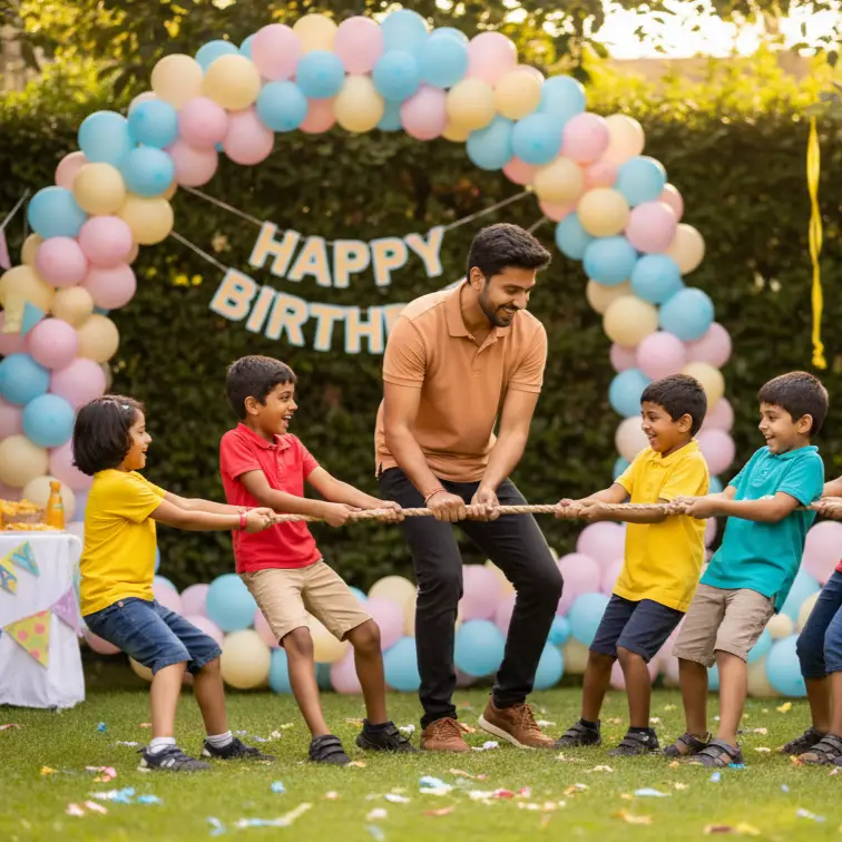 Game show for kid's birthday party 