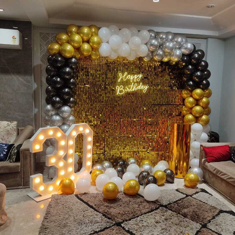 Birthday decoration for backdrop adult