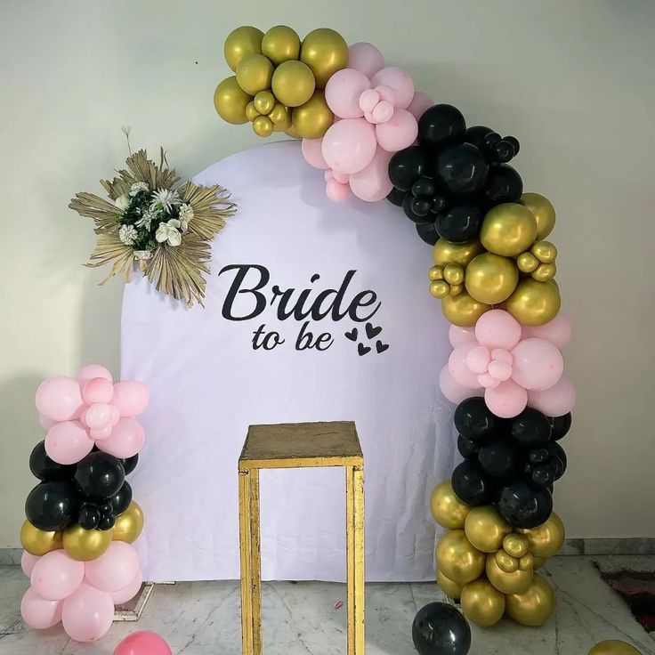 Bride to be decoration for  Usep setup 