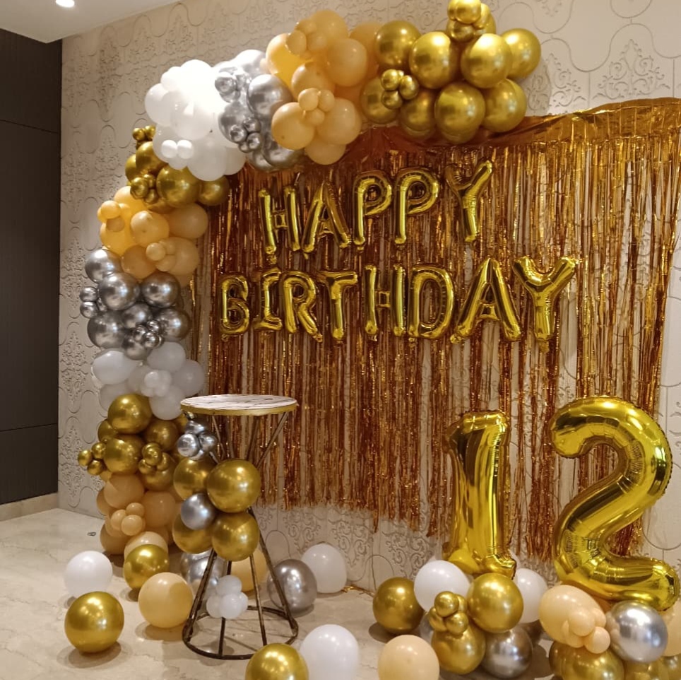 Birthday decoration for Arch 