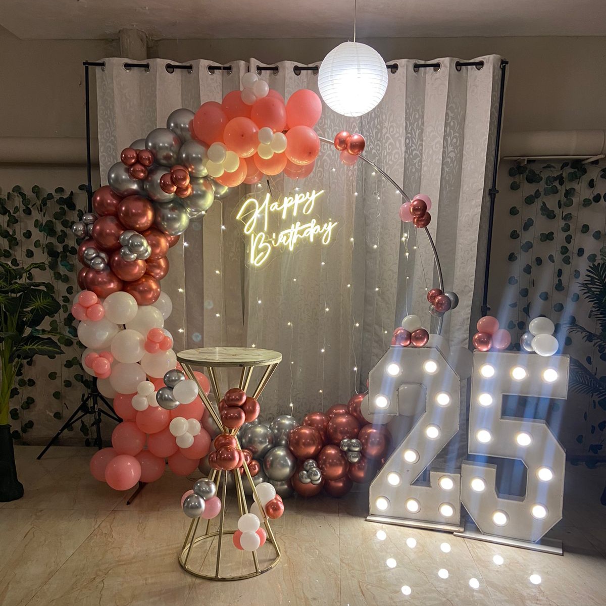 Birthday decoration Ring Satup 