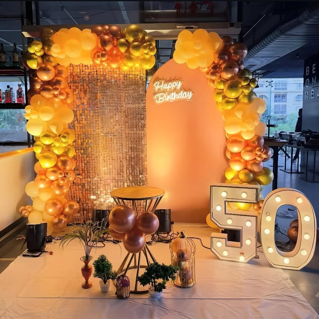 Birthday decoration for backdrop adult