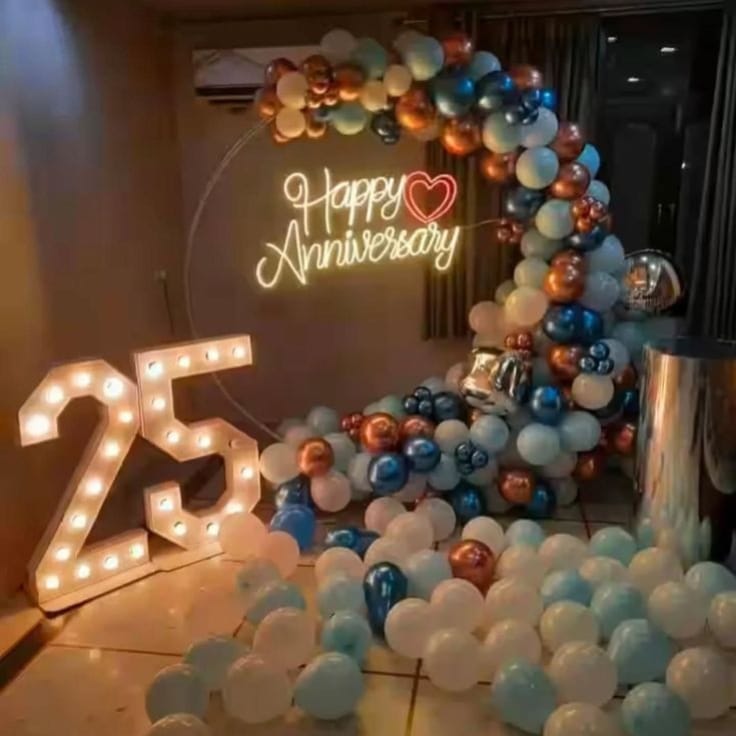 Beautiful Anniversary decoration in gurgaon 