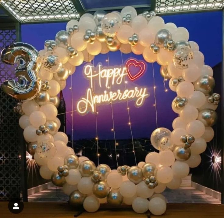 Ring decoration for Anniversary ❤️