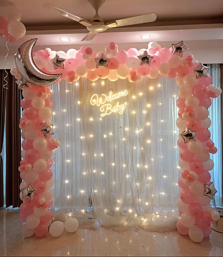 Cute and elegant welcome baby decoration 