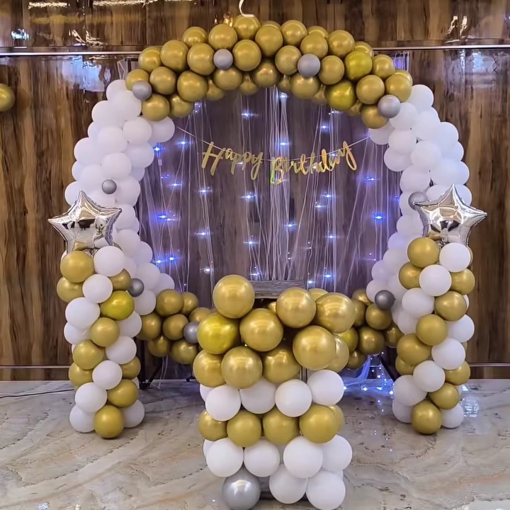 Birthday decoration ring setup 💖