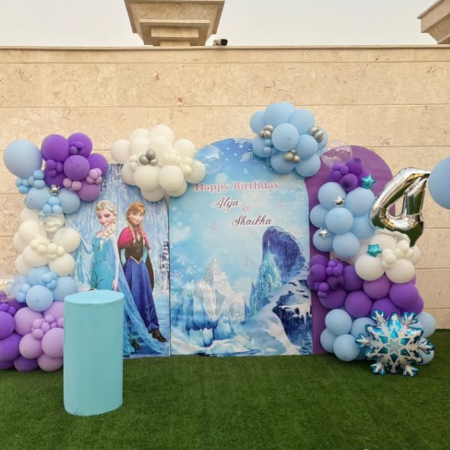 Frozen theme decoration for Girls child 