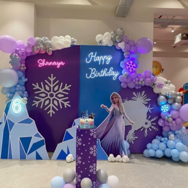 Frozen theme decoration for Girls 💖