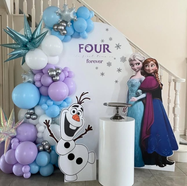 Frozen theme decoration for Girls 