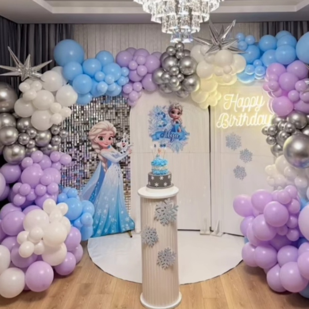 Beautiful and elegant Frozen theme decoration for Girls 