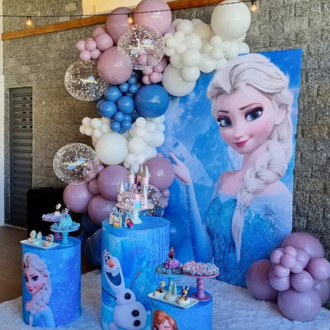 Arch setup Frozen theme decoration for Girls child 