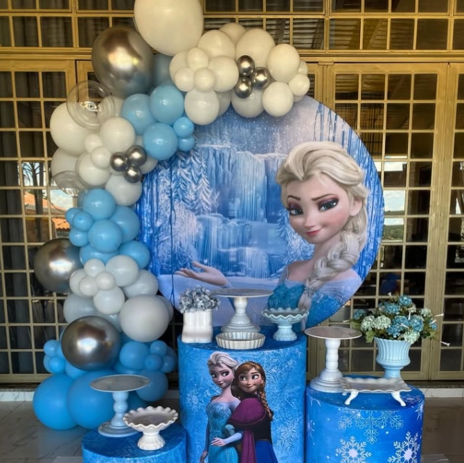 Frozen theme decoration for Girls child 