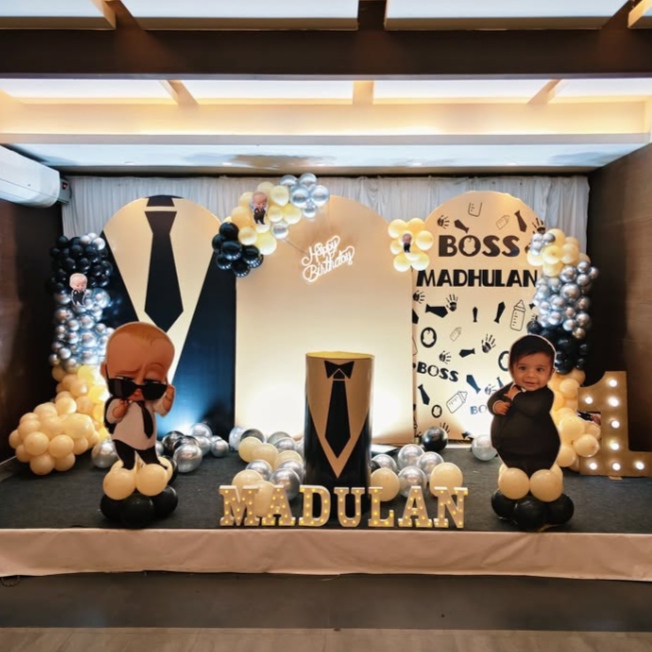 Cute and beautiful Baby Boss decoration for kids birthday party 