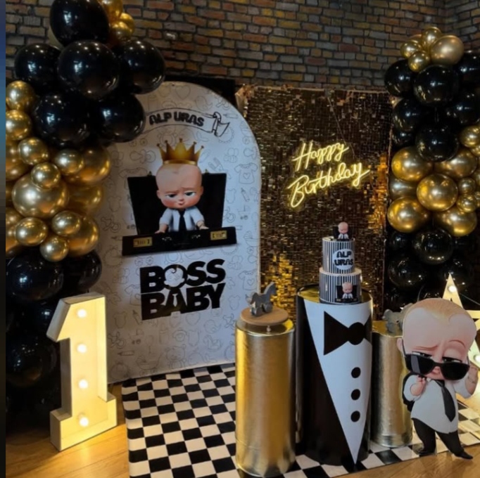 Attractive Baby Boss decoration for kids birthday party 