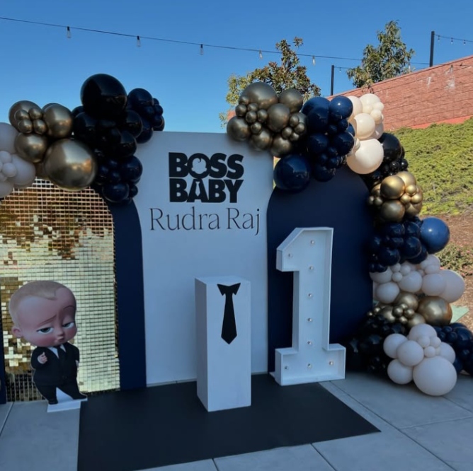 Baby Boss decoration for kids birthday party for banquet hall 