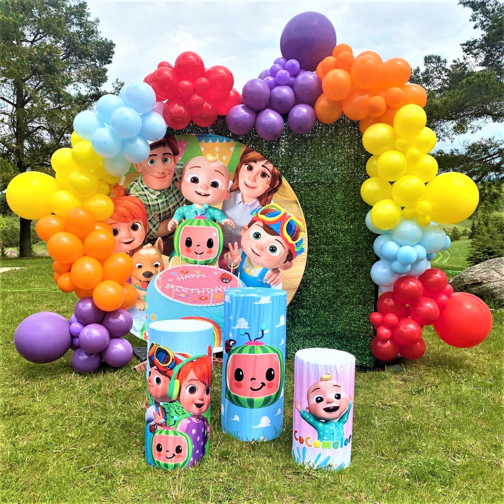 Cocomelon theme for kids birthday decoration