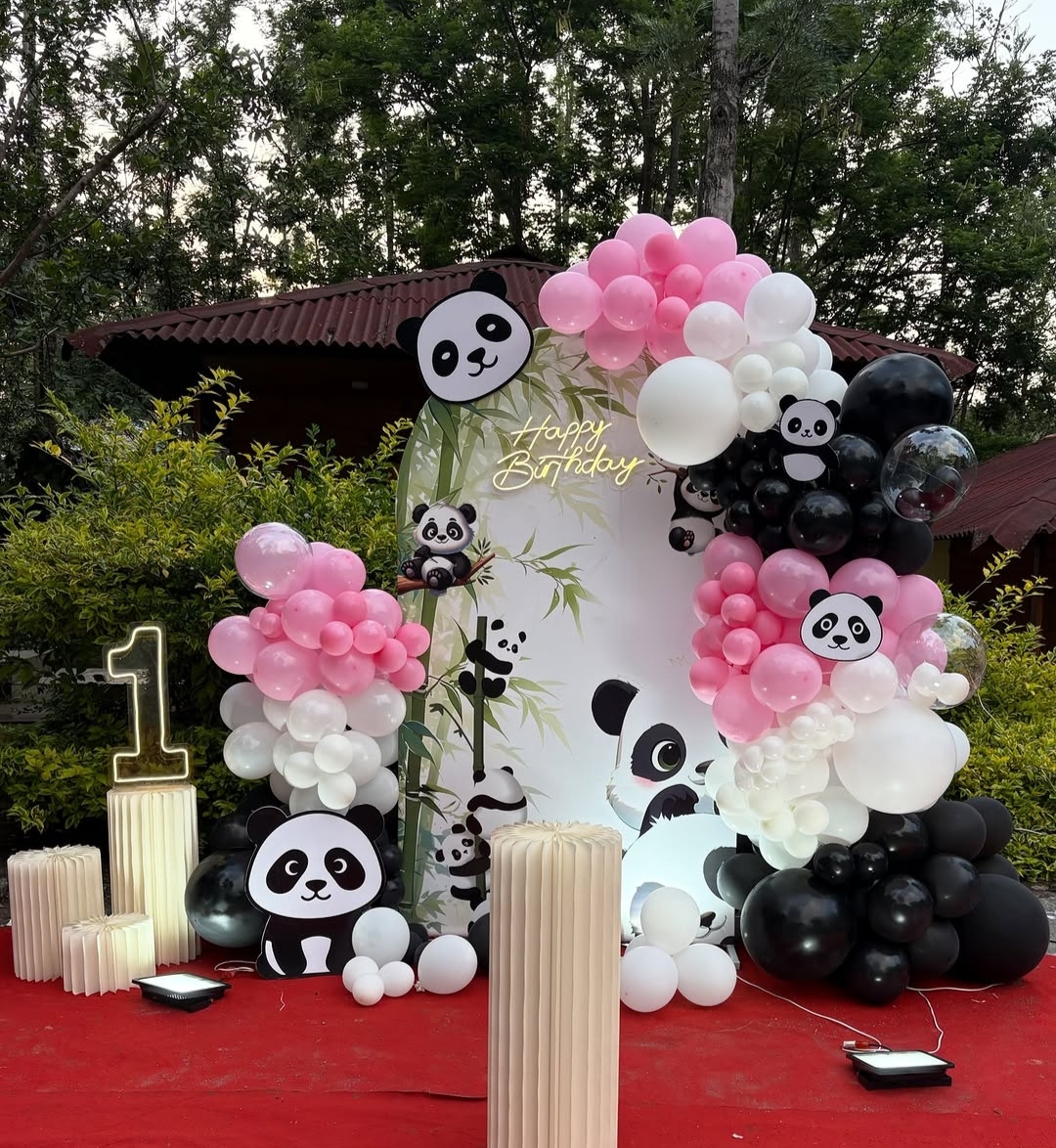 Birthday decoration for Panda theme