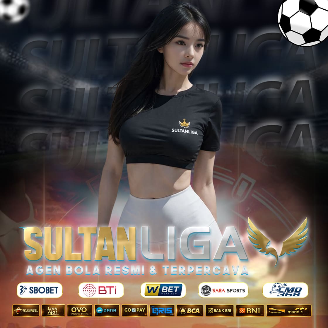 Almus 55'' Sideboard with 4 Glass Doors, 2 Large Drawers and Adjustable Shelves-232908992