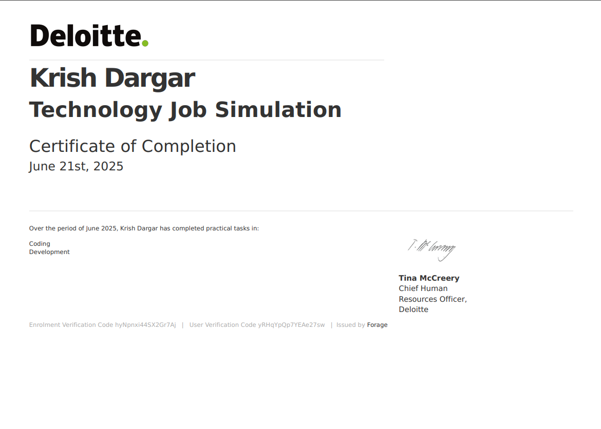 Technology Job Simulation