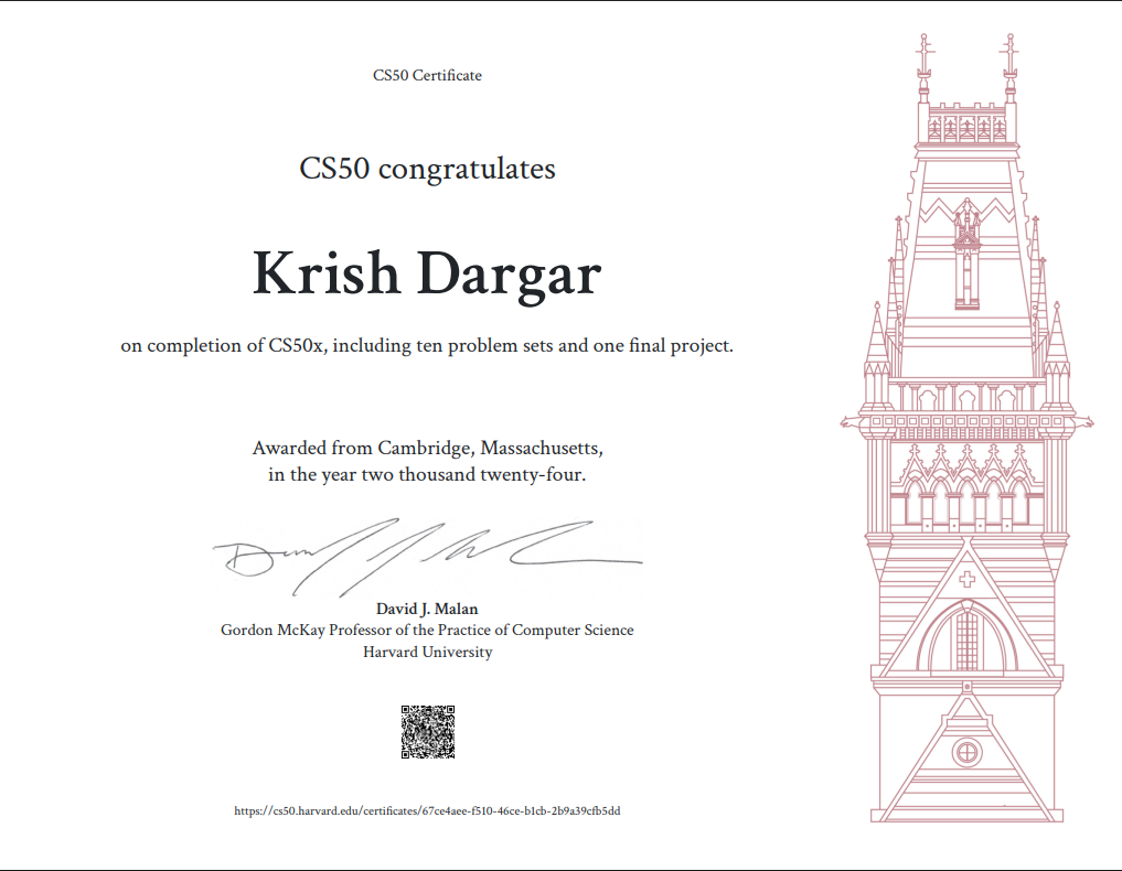 CS50x: Introduction to Computer Science