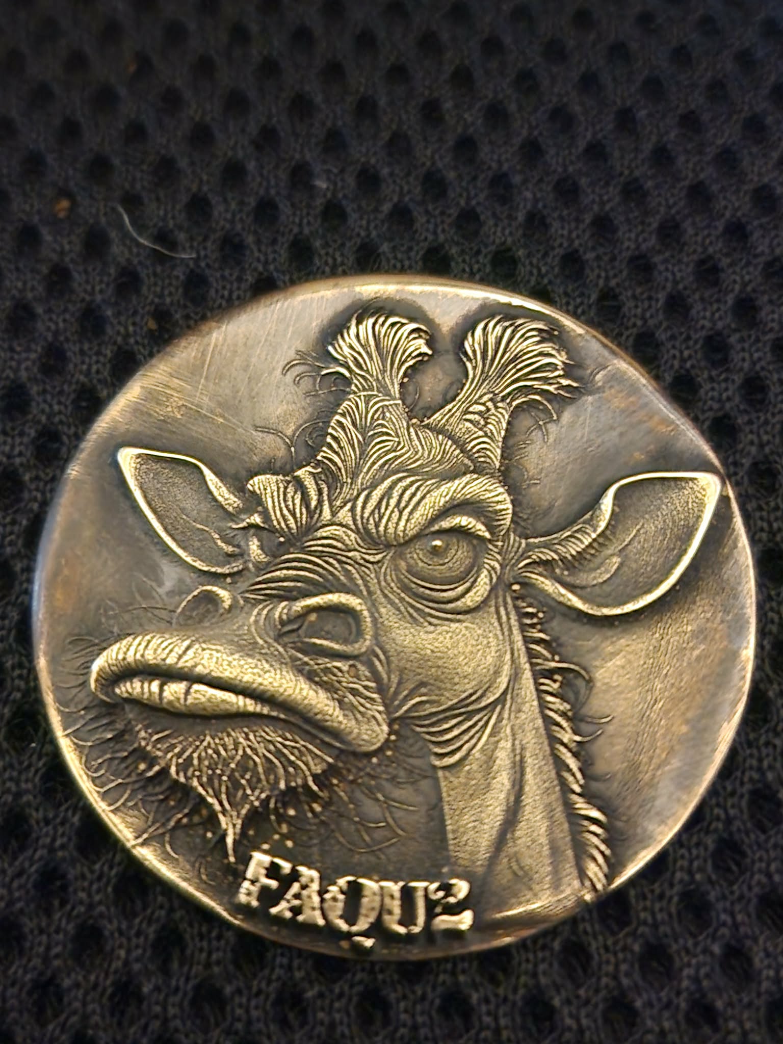 challenge coin crazy giraffe 003