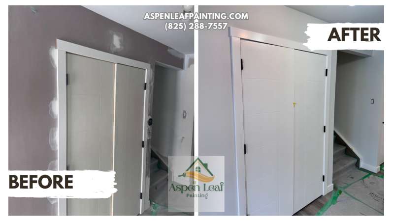 House painting before and after Calgary