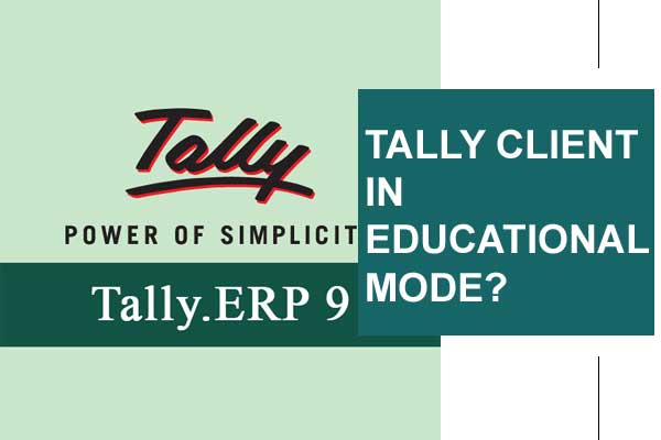 how to solve tally educational mode problem