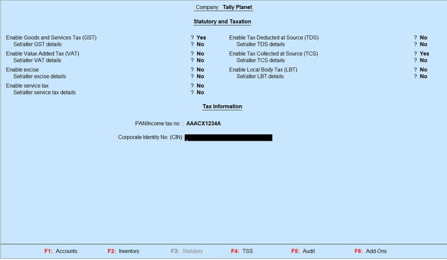 TCS in Tally ERP 9 Configuration A Step By Step Guide Tally