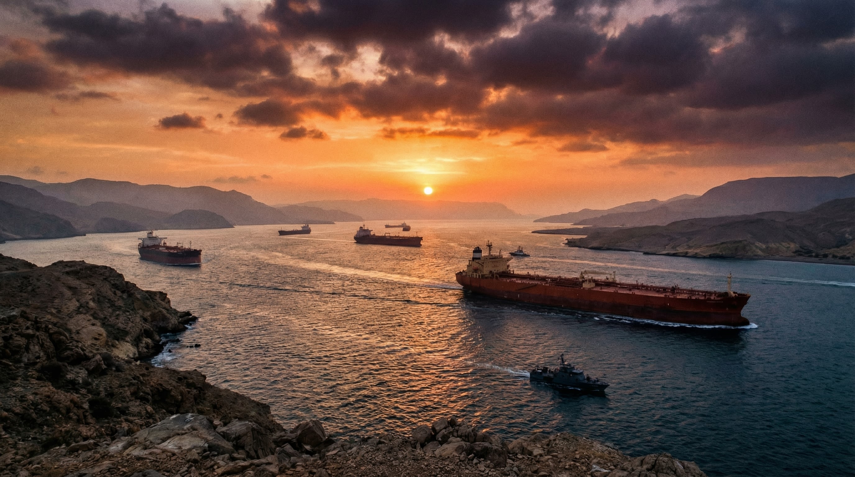 Strait of Hormuz oil route