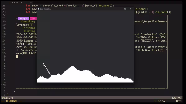 sand simulation