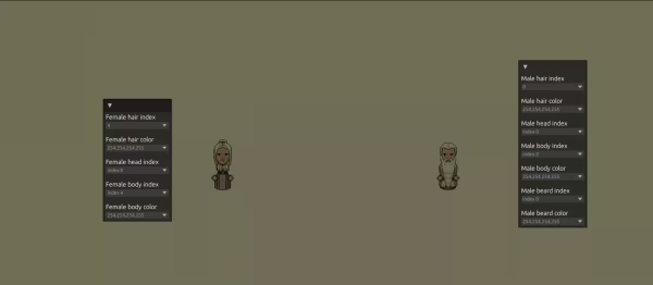 character editor