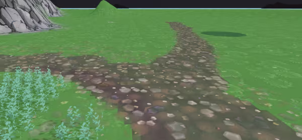 3d terrain heightmasks and blending