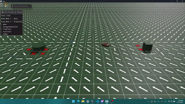 flowfield pathfinding
