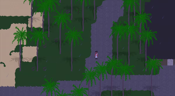 leaves and rain