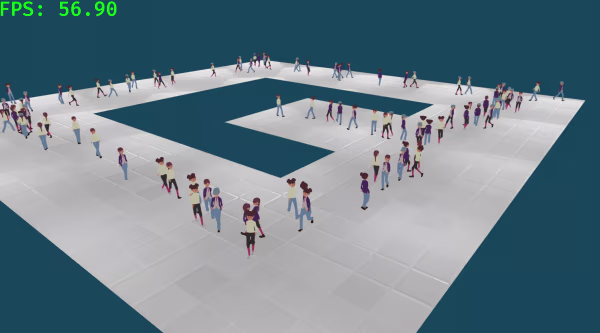rendering crowds