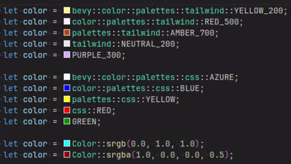 bevy color