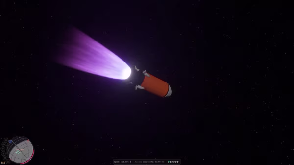raymarched rocket plume