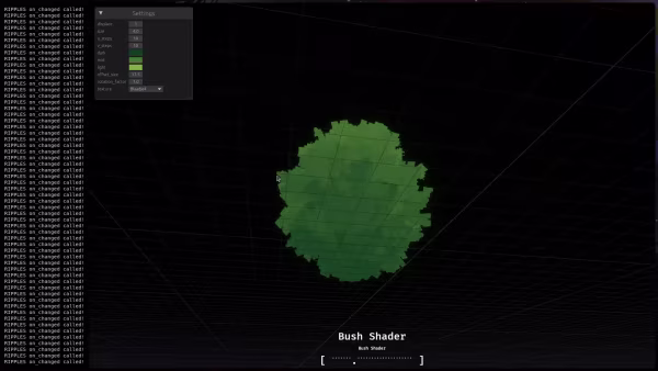 bush shader