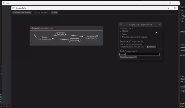 state machine editor